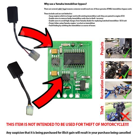 For <b>Yamaha</b> Works with all motorcycles and scooters <b>Yamaha</b> from 2006 to 2009. . How to bypass yamaha immobiliser
